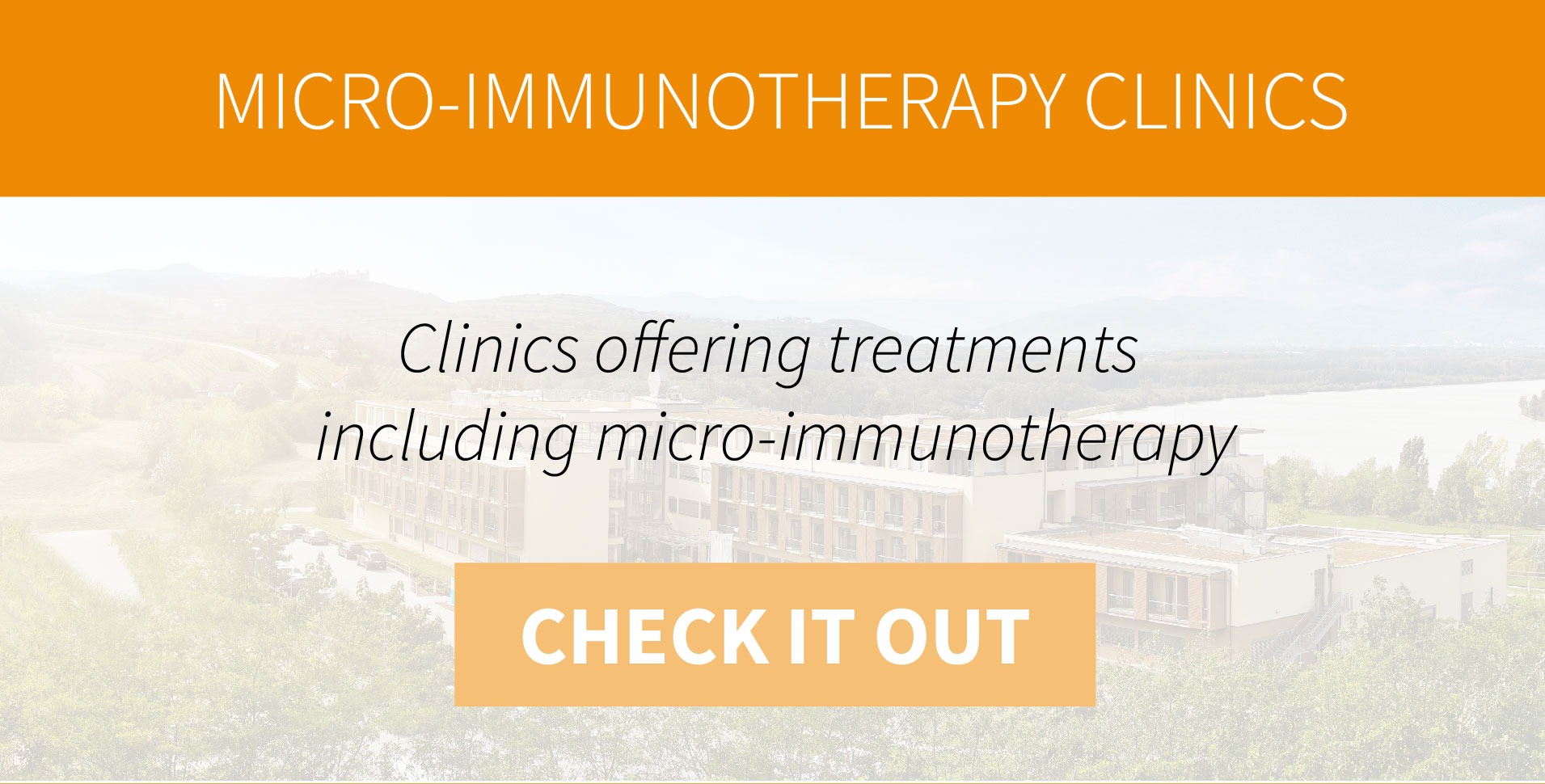 Clinics offering micro-immunotherapy treatments