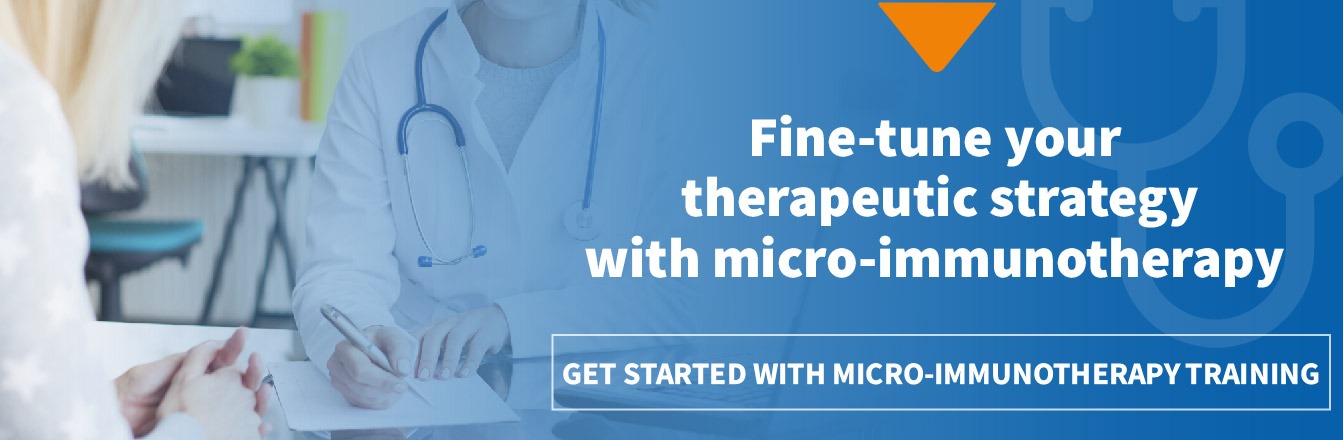 Banner Get started with micro-immunotherapy training