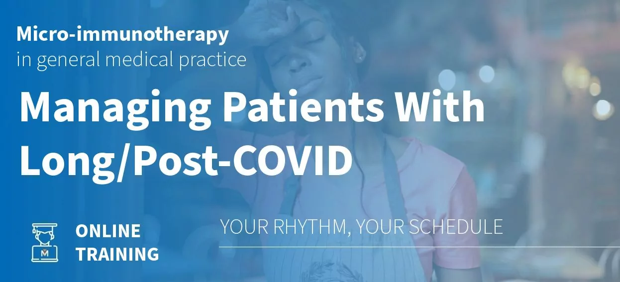 Training Course-Managing Patients with Long/Post-COVID-banner Training course: Managing Patients with Long / Post-COVID