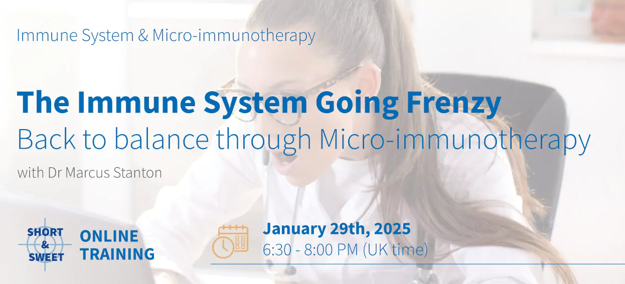 The Immune System Going Frenzy: Back To Balance Through Micro-immunotherapy