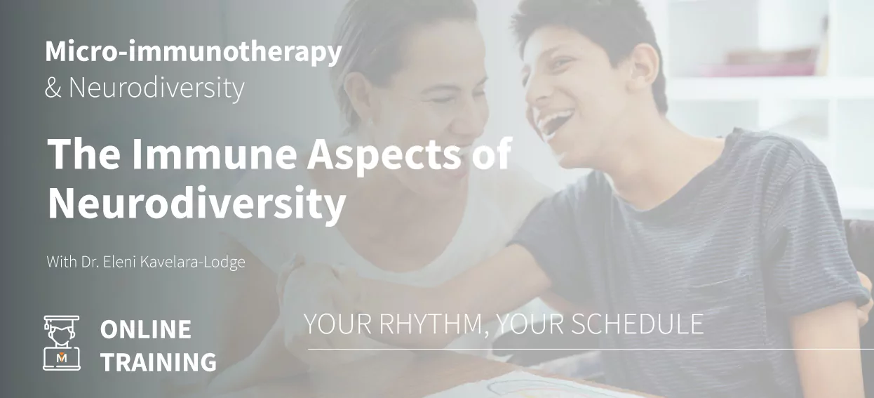 Join our online course on the immune aspects of neurodiversity Online Course on Neurodiversity and the Immune System