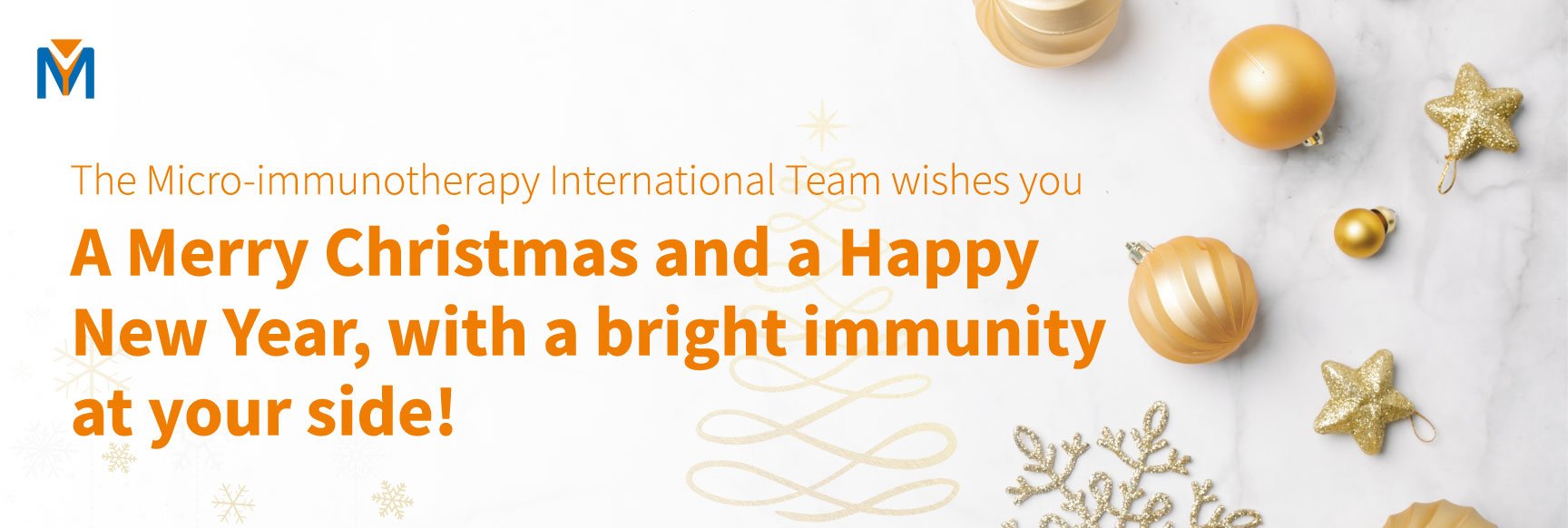 A Merry Christmas and a Happy New Year, with a bright immunity at your side!